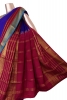 Pure Multi Contrast Mysore Crepe Silk Saree